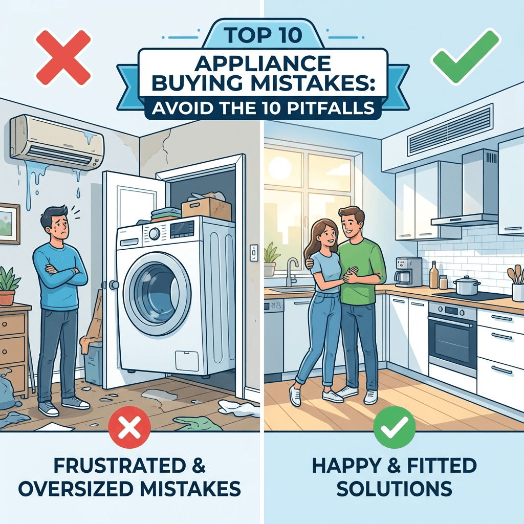 買錯比不買更慘：家電選購最常見的 10 大踩雷點（含冷氣、洗衣機、除濕機完全攻略）