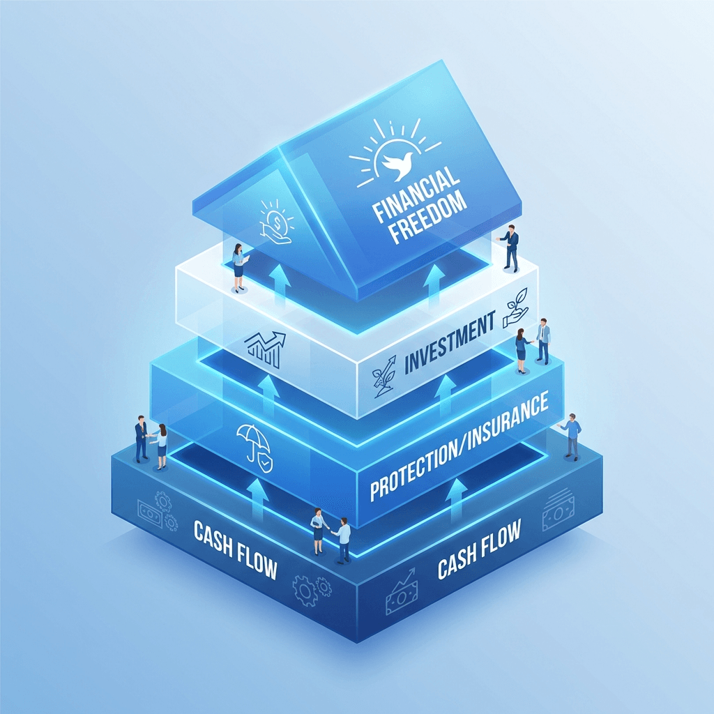 如果你 25–40 歲，這是你該有的財務結構（不是存錢而已）：從現金流到被動收入的完整藍圖