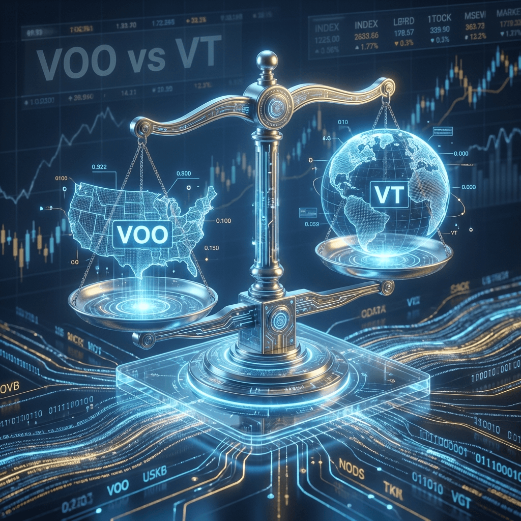 VOO vs VT：2026 資產配置終極對決，誰才是真正的懶人投資神隊友？