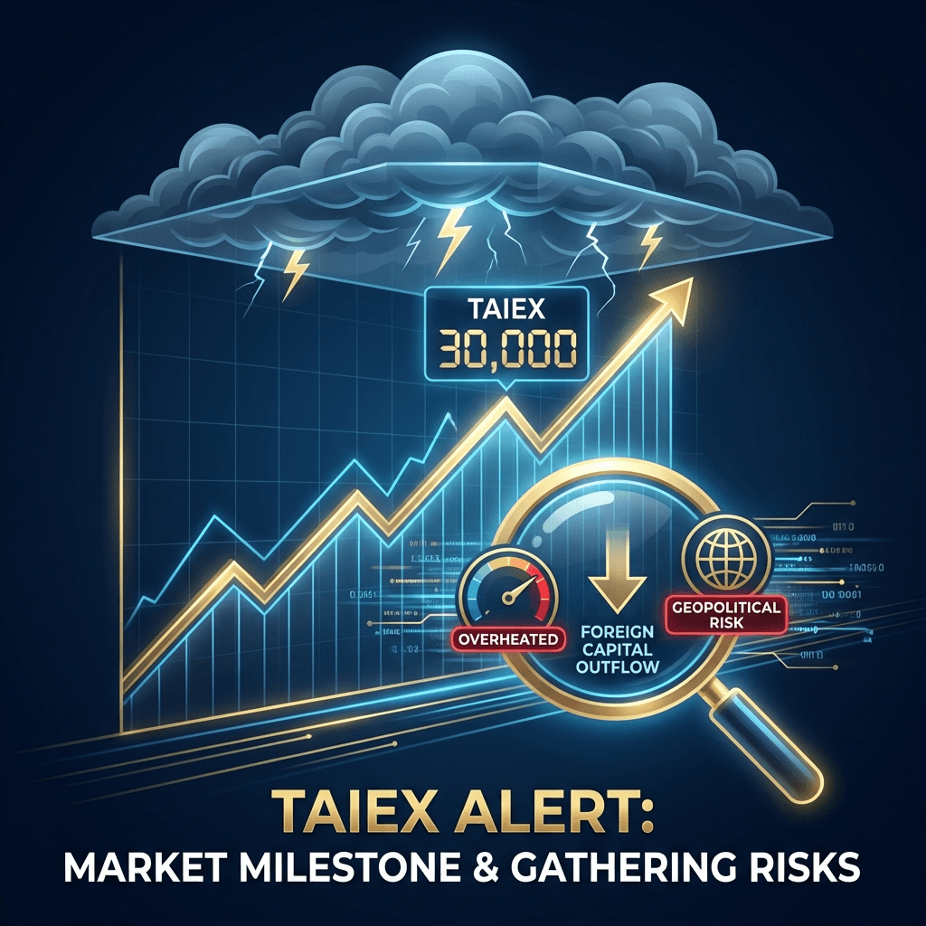 台股站上3萬點真的穩了嗎？分析師警告：出現這三種警訊千萬別太樂觀